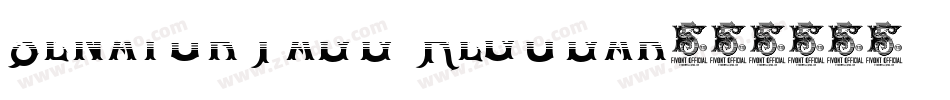 SenatorTall Regular字体转换